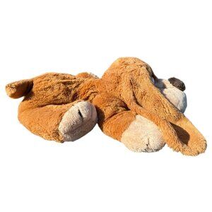 VTG Russ Stuffed Plush Laying Floppy Puppy Dog Realistic Support Pillow Toy
